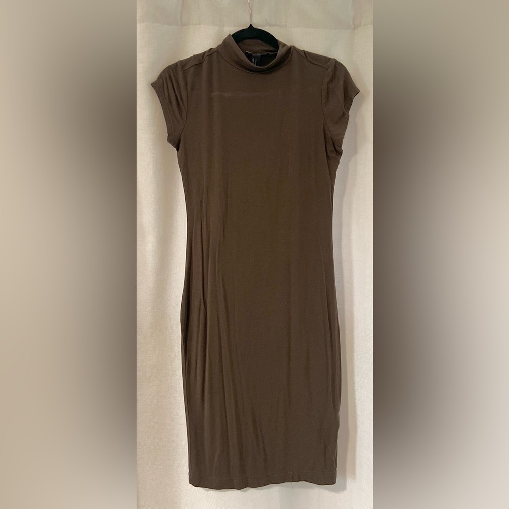 Forever 21 mock neck bodycon dress